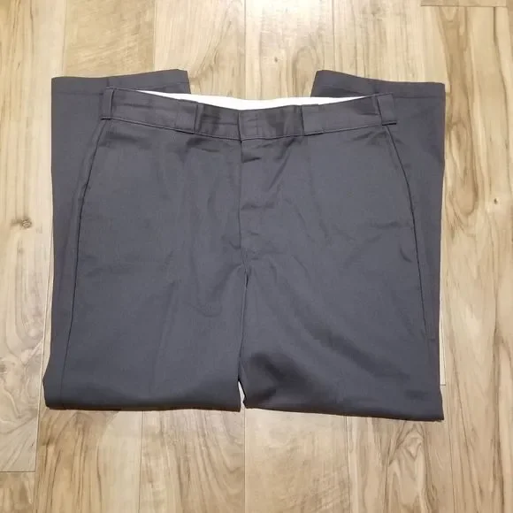 NEW Dickies 874 Pants Original Fit Work Pant 38x30 Mens Gray Straight Leg - Picture 6 of 10